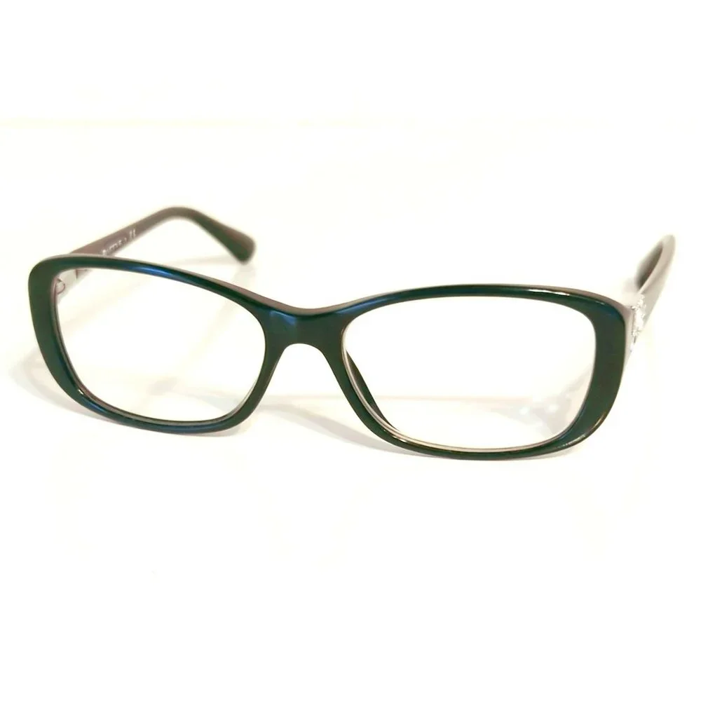 Vogue Eyeglasses Frames VO 2842-B W44 Black Silver Square Full Rim 51-16-135